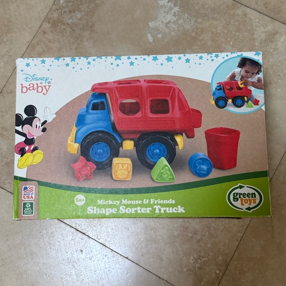 Green Toys Other - Green Toys Mickey Mouse & Friends Shape Sorter Truck